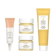 Earth To Skin Facial Care Starter Set: Manuka Honey Cleanser (1.0 Fl Oz), Day Gel Cream (0.5 Fl Oz),