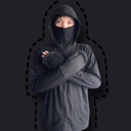 พร้อมส่งในไทย เสื้อคลุมกันแดด เสื้อคลุมกันแดด uv M-2XLเสื้อปิดหน้ากันฝุ่น กันแดด เสื้อแขนยาวคลุมมือ