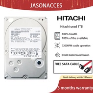 HITACHI Enterprise SATA3.0 2TB/3TB/4TB 3.5 “ HDD Hard Disk Desktop PC  HDD CCTV Mill（USED）