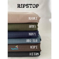 Meteran Bahan Kain Ripstop Bahan Ribstok Premium meteran Bahan celana