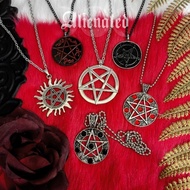 Star Pentagram Pentacle Necklace Gothic Grunge Witch Punk Rock Aesthetic