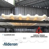 Atap Alderon Putih Tembus - Alderon Semi Transparan Upvc R830