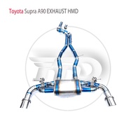 HMD Titanium Alloy Exhaust System Performance Valve Catback is Suitable For Toyota Supra A90 Muffler