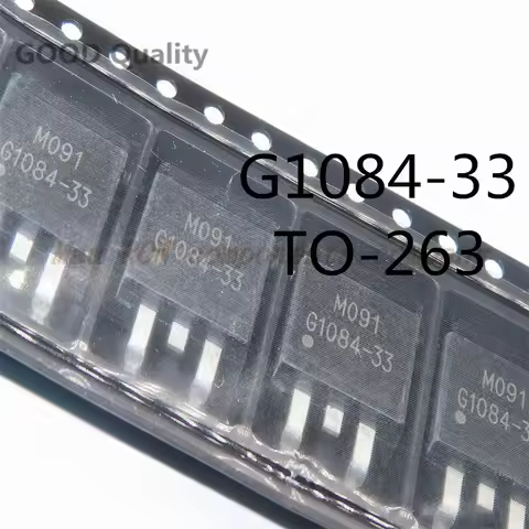 10PCS/LOT G1084-33 AP1084-3 1084-33 G1084-33TU3UF TO-263 3.3V/5A Low Dropout Linear Regulator New or