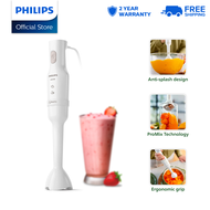 PHILIPS ProMix Hand Blender [HR2520/00] 400W, Lightweight and Compact, 3000 Series, ProMix Technology for Soup, Smoothies, Purees and Dips, Ergonomic Grip Design