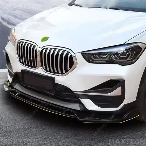 For BMW F48 4Pcs Car Front Bumper Lip Spoiler Splitter Diffuser Separator Body Kit Cover X1 20i 20d 