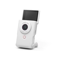 SOLD OUT）全新行貨 1年保用 Canon V10 白色機 輕巧拍片影相兩用相機 19mm鏡頭 自拍 旅行紀錄一流 自拍螢幕 自帶腳架 聖誕禮物