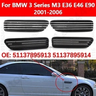 For BMW 3 Series M3 E36 E46 E90 2001-2006 Car Front Side Fender Vent Grill Grille Replacement 511378