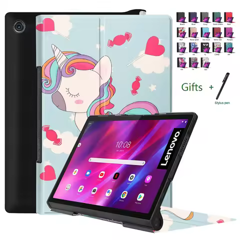 Magnetic Stand for Lenovo Yoga Tab11 YT-J706 Smart Tab 10.1 Tab 5 YT-X705 Tablet Holder Stand Case C