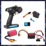 RC Car Brushless Motor RC Car Metal Steering Servo RC Car 35A Brushless ESC RC Upgrade Parts RC Car 