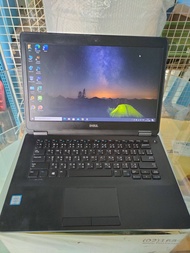 โน๊ตบุ๊คมือสองยี่ห้อ Dell latitude E7470  จอ 14"นิ้ว ซีพียู  Core i5 6200U แรม 8GB SSD 256GB สภาพสวยๆ ใช้งานได้ปกติ 100%