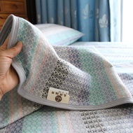 1.51.8 Sheets Cotton Jacquard Rice Bed Mat High-End Old Coarse Cloth Bed Sheet Thickened Three-Piece