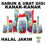 HALAGEL ORAKIDZ KIDS TOOTHPASTE & TOOTHBRUSH SET Travel UBAT GIGI & BERUS GIGI KANAK- KANAK
