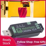apill Wisoqu USB to CAN FD Adapter  Based on Canable2.0 Support 2.0 A B Protocol Multiple Firmware O