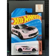 Hot Wheels Corvette C7 Z06 Night Speed Pink Star Livery Diecast Car Toy 1/64