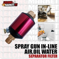 1/4 inch Spray Gun Air Line Filter Oil Water Trap Moisture Separator Air Filter On Pneumatic Air Com