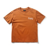 IZZVATI-Amoeba And Rabbit Short T-Black/Orange