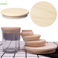 YANGGUA Wood Lids Reusable Bottle Sealing Caps Compatible Canning Storage