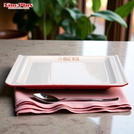 Melamine A5 Nine Plus 30cm Rectangular Plate – For Frying, Stir-Frying, Braised Fish – For Families,