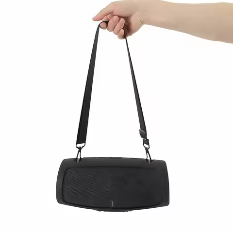 For JBL Xtreme3 Speaker Silicone Carrying Case with Shoulder Strap Outdoor Portable Audio Protective