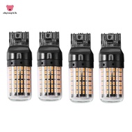 4Pcs Super Bright Canbus T20 7440 W21W Wy21W 144-Smd Reverse Light Turn Signal Light Error Free T20 