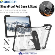 INOVAGEN For i-Pad 10,Pad Air 6 M2,Pro 13'' M4 2024 Case with kickstand,With Pen Slot,Air Bag Corner