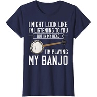 Blue Gras Banjo Guitar T-Shirt