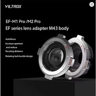 VILTROX EF-M1 Pro/EF-M2 Pro Lens Mount Adapter Autofocus Lens Converter 0.71x Zoom Booster