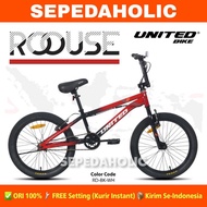 Sepeda Anak Laki BMX UNITED ROOUSE Ukuran 20 Inch Stang Rotor