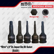 [ HITTO ] 1/2" Dr. Hex Impact Bit Socket / 1/2" Dr. Allen Key Impact Box Socket ( 06 AKS )