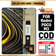 LCD POCO M3 Original lcd hp Layar Sentuh Fullset ori 100% Glass Touchscreen Digitizer COD Pengiriman