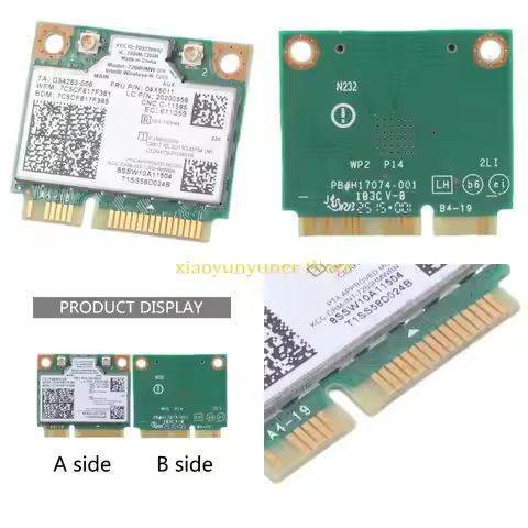P9JB Fit for IBM Thinkpad Wireless Wifi Card Module N Card Fru 04W3815 for Intel 7260HMW-BN 202004 R