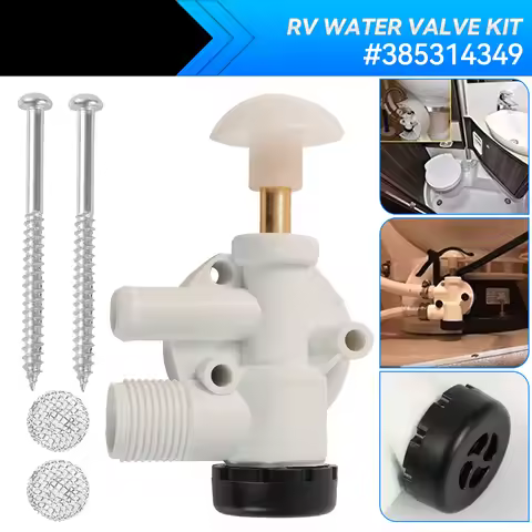 385314349 RV Water Valve Assembly Camper Trailer Toilet Repair Kit Fit For Dometic Sealand EcoVac Va