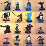 Dungeons and Dragons DND Running Team Colored Board Game Model