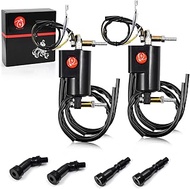 MOTO1988 Ignition Coils Spark Plug Caps for Suzuki GS550 GS650 GS750 850 1000 1100 & Bandit 1200 GSF