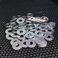 12 bolt rings, wide stainless steel m8 rings, custom handmade