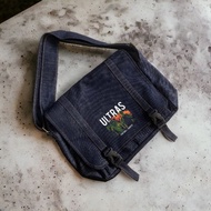 Abdullahbag - Unisex Denim Jeans Sling Bag Jeans Bag Men's and Women's School Sling Bag College Work