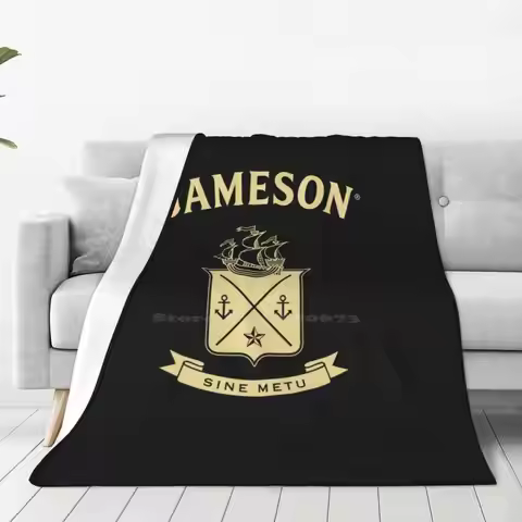 Irish Family Whiskey New Arrival Fashion Leisure Warm Flannel Blanket John Jameson Whiskey Jameson I