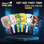 Pickleball + Ball Racket, For Children Super Light, Easy to Grip, Good Bounce, Durable - Cute Charac