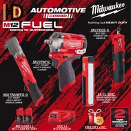 Milwaukee M12 AUTOMOTIVE SOLUTION SUPER Impact Wrench Combo Package / M12 FRAIWF12 + M12 FIWF12 + M12 FDGS + L4 FL