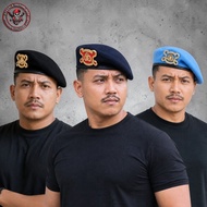 Police Beret sabhara Beret/ Brimob Beret/ provost camel Beret/
