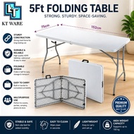 KT WARE 2.5x 5 FEET Folding table  GARDEN  TABLE bazzar  meja lipat heavy DUTY BANQUET TABLE OUTDOOR