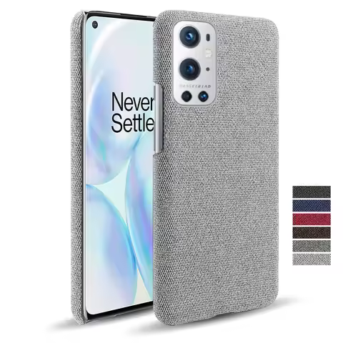 Cloth Texture Fit Cover For OnePlus 9 Pro 9E 8T 6T 5T 6 5 Luxury Febric Antiskid Case For One Plus 8
