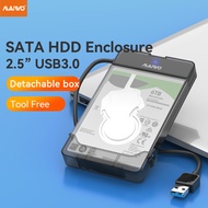 MAIWO 2.5inch Hard Drive SSD Enclosure SATA Adapter USB3.0 5Gbps HDD Enclosure UASP for SATA disks u