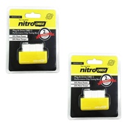 2 PCS Nitro OBD2 For Petrol Car Chip Performance Tuning Plug & Play Auto ECU Remap