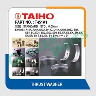 Taiho Thrust Washer STD Size (0.00mm) T451A1 for Honda City SX8 1.5 1985~ D15A D15B D15Z