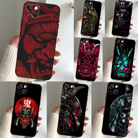 Japanese samurai Oni Hannya Mask Case For Honor Magic 7 Lite 5 6 8 Pro Honor 400 200 X9c X9b X9a X8b