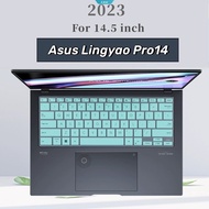Keyboard Protector for 14.5 inch Asus Lingyao Pro14 2023 Zenbook 13th generation Intel i9-13900H 32G