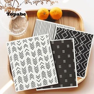 TOPABCS Swedish Dishcloths, Durable Reusable Cellulose Sponge Cloth, Printing Colorful Kitchen Dishc