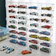 Hot 1/64 Scale Matchbox Wheels Toy Car Display Case Holds 32 Toy Cars Storage Organizer,Dustproof,Cl